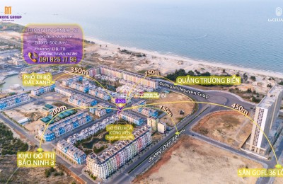 CĂN GÓC ĐẸP NHẤT DỰ ÁN LACELIA CITY QUẢNG BÌNH – 3 MẶT TIỀN – SÁT BIỂN & SÂN GOLF